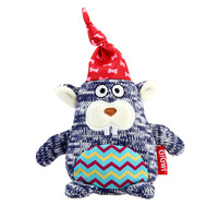 Vente en gros de jouets de luxe en cache-cache pour chiens ensemble de grincement peluche BB jouet pour chiens grinçant cadeau de Noël nouveau