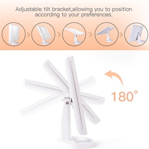 Magnification <b>Makeup</b> <b>Mirror</b> Led Tri-fold Lighted <b>Mirror</b> Vanity Cosmetic <b>Mirrors</b> With Light - Product Image 5