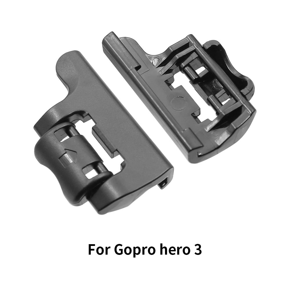 Hongdak Black Housing Frame Backdoor Clip Lock Buckle Replacement Backdoor Frame for GoPro Hero 5 6 7 8 9 10 11 12 Camera Acces