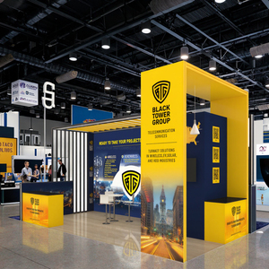 Nhôm Modular Led hộp Đèn 10 <span class=keywords><strong>x</strong></span> 20ft quảng cáo hiển thị đứng với Dễ dàng lắp ráp cho triển lãm thương mại triển lãm - Product Image 1