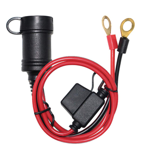12V Çakmak Soketi - Eyelet O Terminal Adaptörü, Araç Aküsü için Dişi Konnektör Güç Çıkışı - Product Image 1