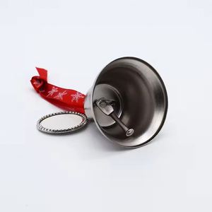 Best Selling Tree Decoration Sublimation Santa Bell Blank Christmas Bells With Pedant - Product Image 4