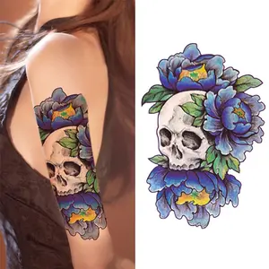 Sexy Rose Flower Butterfly Temporary Tattoos For Woman Adults Fake Lion  Skull Cross Tattoo Sticker Realistic Small Tatoos Decals  AliExpress  Beauty  Health