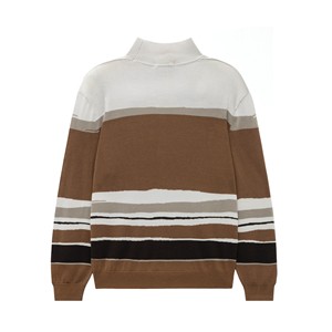 AiNear Vente en gros Design de logo personnalisé Oem & Odm Pull-over tricoté en laine mérinos à manches longues et <span class=keywords><strong>col</strong></span> <span class=keywords><strong>roulé</strong></span> de couleur <span class=keywords><strong>marron</strong></span> pour hommes - Product Image 6
