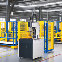Machine de fabrication de boîtes rigides semi-automatique de luxe LS-F7 pour l'emballage de bijoux, de cadeaux, de chaussures en plastique et en papier, entraînement pneumatique