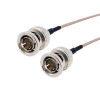 Cable Coaxial BNC Macho a Macho RG179 RG316 SDI RF de 75 Ohmios y 50 Ohmios de Baja Pérdida para Cámara de Video CCTV