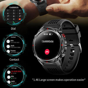 <span class=keywords><strong>Montre</strong></span> connectée sport unisexe Health Track Outdoor IP68 étanche avec torche, suivi de localisation, écran AMOLED, compatible iOS - Product Image 3