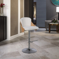Tabouret de bar européen moderne Chaise à dossier pivotant simple et élégante pour salle à manger pour la réception et la caisse