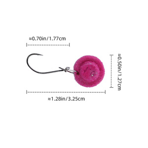 Nouveau <span class=keywords><strong>leurre</strong></span> en alliage de zinc OEM 1,3 g, cuillère à pêche, hameçon simple, micro-sinking wobbler pour <span class=keywords><strong>truite</strong></span>, brochet, basse, pêche en eau douce - Product Image 3