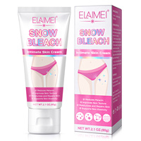 Crème éclaircissante pour la peau intime ELAIMEI Snow Bleach, marque privée, crème éclaircissante pour le visage et le corps, pour les zones intimes