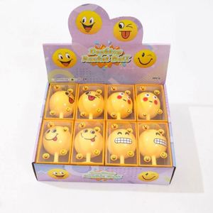 Dispositivo para Aliviar la Ansiedad y el Estrés de Oficina, Bola Antiestrés con Expresiones Divertidas, Material de PU Suave - Product Image 1
