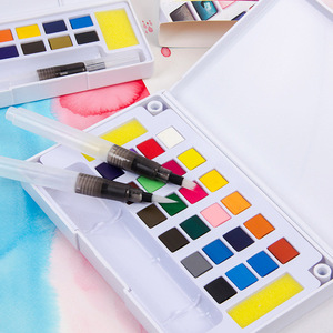 Suministro de artistas, colores Premium, Kit de pigmento de acuarela sólida de viaje, pintura portátil para principiantes, pintura de acuarela sólida de artista - Product Image 4