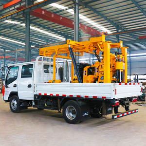 מקדחת קידוח הידראולית ניידת המותקנת על משאית מדגם XYC-200A לקידוח בארות מים בעומק 200 מטר ולפרויקט חקירה גיאוטכנית - Product Image 4