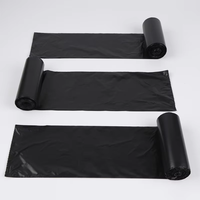 Sacs poubelles robustes 30/40/50L noirs en LDPE/HDPE avec soufflets latéraux, 20-100 rouleaux, sacs poubelles résistants à la fuite et thermoscellables