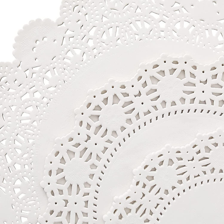 American Round Cake Doilies – 16 Inch – 250 Count – White – Floral Pattern For All Occasions