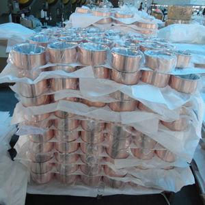 8 adet vücut bakır kaplı dövülmüş tencere 3 kat indüksiyon tencere ve mutfak pişirme için tavalar Set toksik olmayan güvenli fırın bulaşık makinesi - Product Image 5