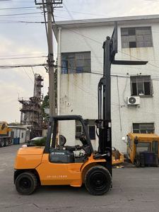 For <b>Used</b> Diesel Forklift 5 Ton Japanese FD30 7FD50 Side Shift 3 Stage Mast 6 Months Warranty - Product Image 3
