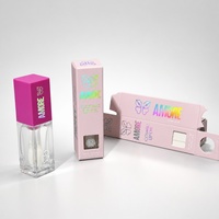 Boîte d'emballage cosmétique personnalisée en gros, boîte en papier de luxe pour flacon compte-gouttes de gloss, pour soins de la peau et maquillage