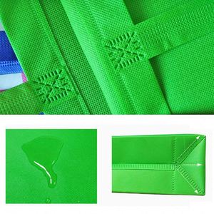 Sacs de courses pliables écologiques de haute qualité en tissu laminé non tissé, faible MOQ, cadeaux réutilisables, vente en gros - Product Image 6