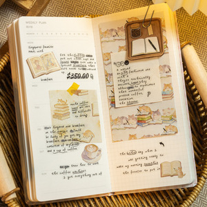 10 feuilles par paquet de papier nacré, série Starlight Bookstore, pour journal, collage et correspondances - Product Image 4