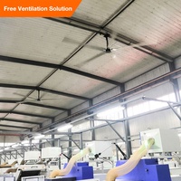 Grand 24 ft 7300 ventilation aérospatiale ventiladores pmsm prix fabricant lames gym entrepôt plafond industriel hvls ventilateur
