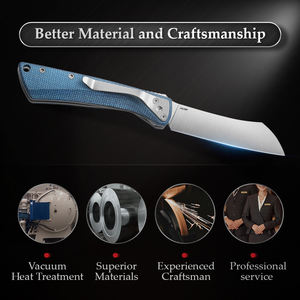 Nuovo caldo stile giapponese moderno <span class=keywords><strong>Higonokami</strong></span> 14C28N coltelli da tasca Clip coltello pieghevole con manico G10 - Product Image 5