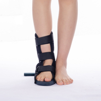 Fixation du support de cheville entorse pied goutte support d'attelle orthopédique inversé