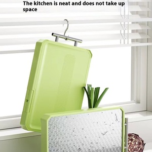 Planche à découper double face antibactérienne en PP, épaisse, pour la cuisine - Product Image 6