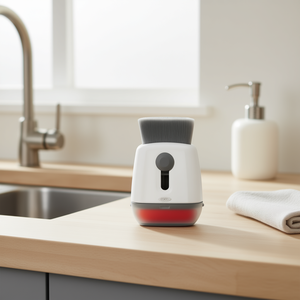 Brosse de nettoyage électronique Oxo, bonne prise en main, avec collecteur de poussière intégré pour un nettoyage efficace - Product Image 3