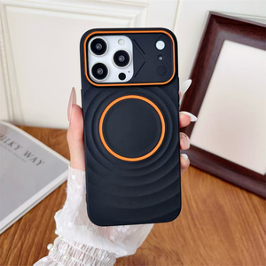 Funda Magnética Original con Diseño de Ondas Mate para iPhone 17 16 15 14 Pro Max, Carcasa Trasera Suave de TPU con Acabado Escarchado - Product Image 5