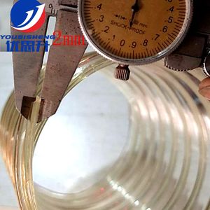 Aislamiento de alambre de 2mm de espesor, acero chapado en cobre, pared transparente, aire, conducto de Pu, manguera espiral de poliuretano <span class=keywords><strong>E</strong></span> - Product Image 2