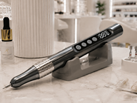 Stylo perceuse à ongles multifonctionnel, lime à ongles électrique avec lampe UV, séchoir à ongles portable rechargeable sans fil pour kit de manucure