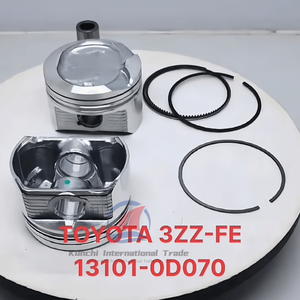 Anillo de pistón de compresor de motor de coche 1ZZ 3ZZ 4ZZ al por mayor nuevo 0,00 0,25 0,50 13011-22150 para TOYOTA - Product Image 4