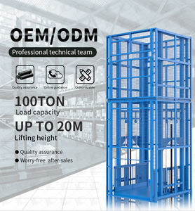 Huichuang kualitas tinggi barang mengangkat Platform <span class=keywords><strong>1000kg</strong></span> 5000kg 10ton vertikal hidrolik kargo mengangkat gudang kargo Lift - Product Image 2