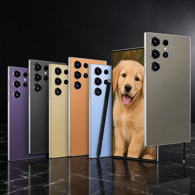 2025 S25 Ultra Phone 6.8 Inch 12GB+512GB 4G 5G Smartphones Built in Stylus Face ID Unlocked Ai Cellphones