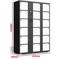 Casier de stockage intelligent à reconnaissance faciale, casier à colis électronique intelligent et automatique