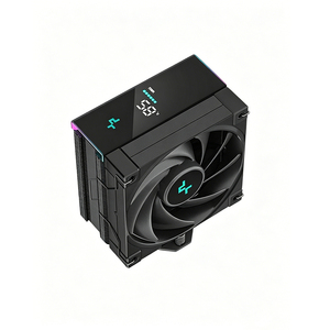 พัดลมระบายความร้อนซีพียู DeepCool AK400 DIGITAL สีดำ สำหรับ LGA1700 1200 และ AM5 AM4 พร้อมหน้าจอแสดงผล ฝาครอบด้านบนสีดำ คุณสมบัติสูง - Product Image 3