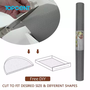 Topcent Waterproof Kitchen Table Mat Non-Adhesive Drawer <strong>Liners</strong> Non-Slip <strong>Cupboard</strong> Placemat Plastic/EVA Cabinet Shelf <strong>Liners</strong> - Product Image 5