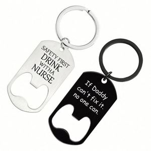 WSY968 <b>Custom</b> Metal Keychain Bottle Opener with Logo Wholesale Cheap Beer Wine Bottle Opener Promotion Holiday Gift - Product Image 6