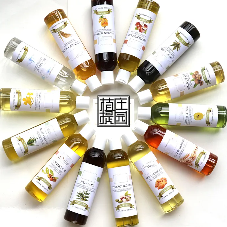 En vrac Offre Spéciale églantier amande douce Jojoba avocat Olive pépins de raisin huile de graines de camélia nouvelle huile de support pour huile essentielle