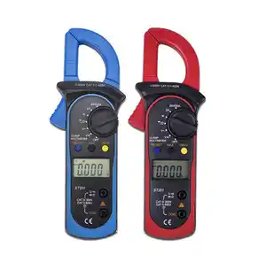 2024 panas ST201 Multimeter jepit Digital penguji ohm resistansi AC DC penjepit Ammeter penguji Transistor Voltmeter d pengukur kontak