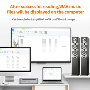 Lecteur de CD <span class=keywords><strong>DVD</strong></span> de voiture haute fidélité externe Portable pour PC maison voiture TV STB lecteur numérique tablette avec USB - Product Image 5