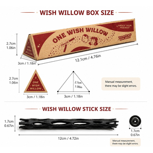 Baron Accessoire décoratif en forme de bâton de saule noir imprimé en 3D 12CM, Thème 'Obsession : Un Souhait', Décoration baguette magique en forme de saule, Figurines, Cadeau - Product Image 6