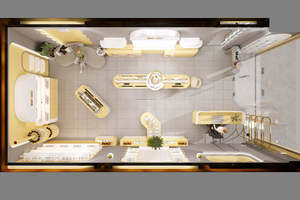 Luxury Cosmetics Store Interior Design Turnkey Beauty Retail Fixtures Custom <b>Display</b> <b>Cabinet</b> Makeup Shop Furniture Manufacturer - Product Image 6