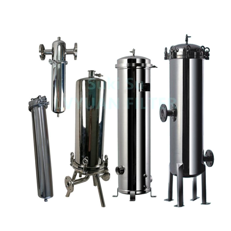 Industrial High Pressure Stainless Steel Steam Filter for cleaner water gas air filter treatment machine