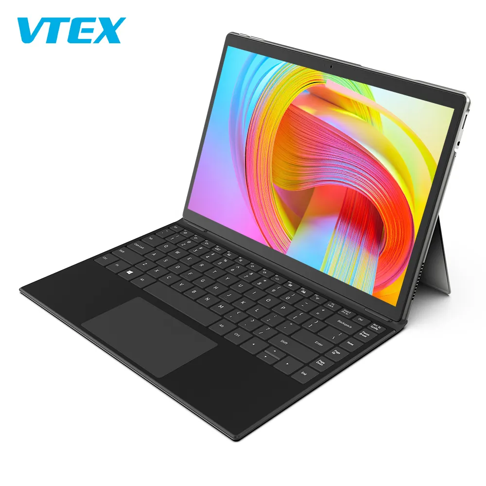 Vtex tablet pc ganha 11 2560*1600 uhd 13.3 polegadas, superfície tablet pc shenzhen com teclado destacável 5000mah 2 em 1 tablet pc
