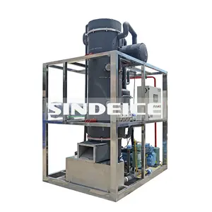 SINDEICE China TOP 10 Tube Ice Machine 5000kg 5T/24h High Quality Ice Tube Maker for Drinks and Beers