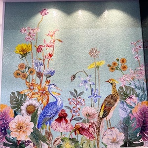 Tường hình ảnh bức tranh tường đầy đủ tùy chỉnh thiết kế trang trí khảm thủy tinh câu đố - Product Image 5