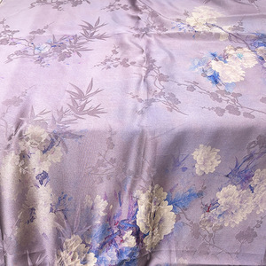 Mới Trung Quốc-Phong Cách Quốc Gia Xu Hướng Trắng Ngọc Hoa Mẫu Đơn Hoa Jacquard Mây Gạc Vải Trọng Lượng Nhẹ Hanfu Váy Sườn Xám In - Product Image 2