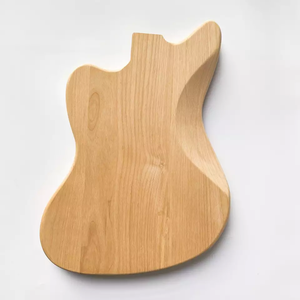 Cuerpo de Guitarra Personalizado Estilo Leopardo de Aliso Sin Acabado para Kits de Construcción DIY - Product Image 2